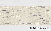 Shaded Relief Panoramic Map of Tucano