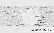 Silver Style Panoramic Map of Tucano