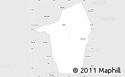 Silver Style Simple Map of Tucano