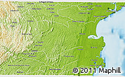 Physical 3D Map of Valenca