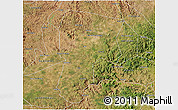 Satellite 3D Map of Vitoria D Conqui