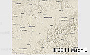 Shaded Relief 3D Map of Vitoria D Conqui