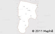 Classic Style Simple Map of Vitoria D Conqui, cropped outside