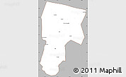Gray Simple Map of Vitoria D Conqui, cropped outside