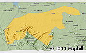 Savanna Style 3D Map of Granja