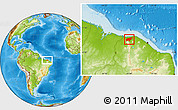 Physical Location Map of Granja