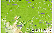 Physical Map of Granja