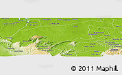 Physical Panoramic Map of Granja