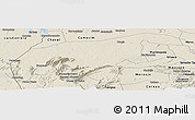 Shaded Relief Panoramic Map of Granja