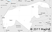 Silver Style Simple Map of Granja