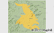 Savanna Style 3D Map of Quixeramobim