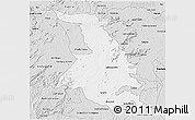 Silver Style 3D Map of Quixeramobim