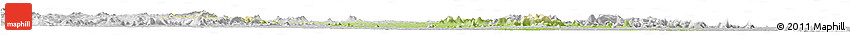 Physical Horizon Map of Quixeramobim, lighten, desaturated