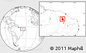 Blank Location Map of Quixeramobim