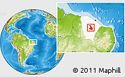 Physical Location Map of Quixeramobim, highlighted parent region