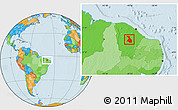 Political Location Map of Quixeramobim