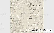 Shaded Relief Map of Quixeramobim