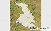Shaded Relief Map of Quixeramobim, satellite outside