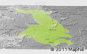 Physical Panoramic Map of Quixeramobim, desaturated