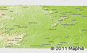 Physical Panoramic Map of Quixeramobim