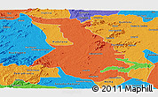 Political Panoramic Map of Quixeramobim