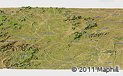 Satellite Panoramic Map of Quixeramobim