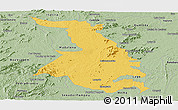 Savanna Style Panoramic Map of Quixeramobim