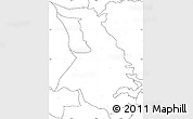 Blank Simple Map of Quixeramobim, no labels