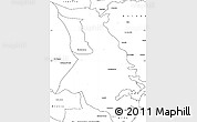 Blank Simple Map of Quixeramobim