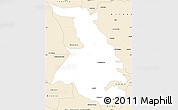 Classic Style Simple Map of Quixeramobim