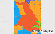 Political Simple Map of Quixeramobim