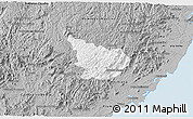 Gray 3D Map of Alfredo Chaves