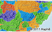Political 3D Map of Alfredo Chaves