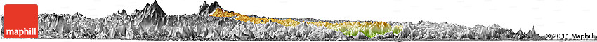 Physical Horizon Map of Alfredo Chaves, desaturated
