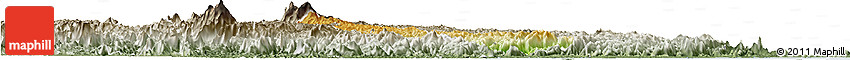 Physical Horizon Map of Alfredo Chaves, semi-desaturated