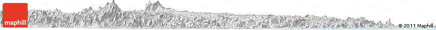 Silver Style Horizon Map of Alfredo Chaves