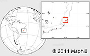 Blank Location Map of Alfredo Chaves