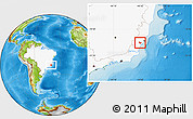 Physical Location Map of Alfredo Chaves, highlighted country