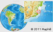 Physical Location Map of Alfredo Chaves, highlighted parent region