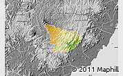 Physical Map of Alfredo Chaves, desaturated
