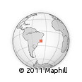 Outline Map of Alfredo Chaves
