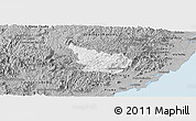 Gray Panoramic Map of Alfredo Chaves