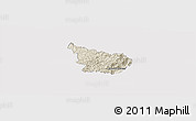 Shaded Relief Panoramic Map of Alfredo Chaves, cropped outside