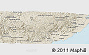 Shaded Relief Panoramic Map of Alfredo Chaves