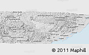 Silver Style Panoramic Map of Alfredo Chaves