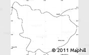 Blank Simple Map of Alfredo Chaves