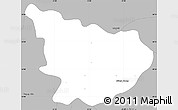 Gray Simple Map of Alfredo Chaves