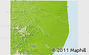 Physical 3D Map of Linhares