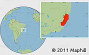 Savanna Style Location Map of Espiritu Santo