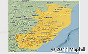 Savanna Style Panoramic Map of Espiritu Santo